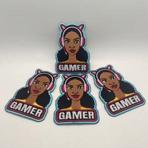 Prideful Patchez, Gamer, Iron on Patch, Gamer Patch, Sew On Patch, Embroidered Patch, Crafting, DIY, Appliqué