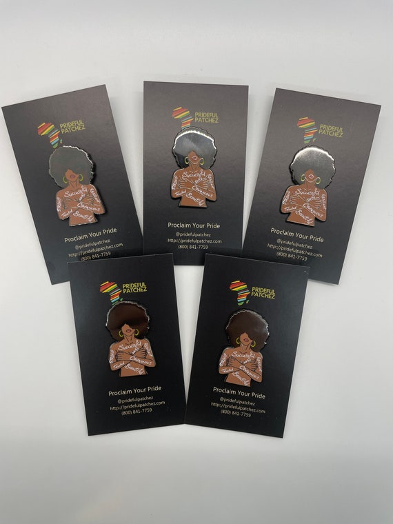 Affirmation Pin, Lapel Pin, Patches and Pins, Accessory, Black Girl Pin, Pin Accessory, Clothing Pin, Decorative Pin