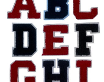 Prideful Patchez, Alphabet, Aufnäher zum Aufnähen, Aufnäher, gestickter Aufnäher, ideal für Jacken, Denim, Hoodies & Taschen, süße Aufnäher, Buchstaben