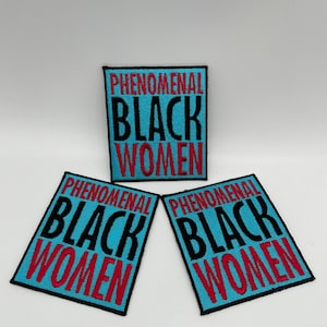 Parches Orgullosos, Parche de Mujer Negra Fenomenal, Parche para Planchar, Parche para Coser, Parche para Chaqueta, Parche Bordado, Manualidades