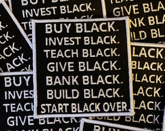 Buy Black Iron On Patch Sew On Patch
