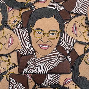 Prideful Patchez, Rosa Parks, Iron On Patch, Sew On Patch, Embroidered Patch, Great for Jackets, Denim, Hoodies, Bags & More, Cute Patches
