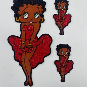 Betty B Rhinestone Iron On Patch Sew On Patch