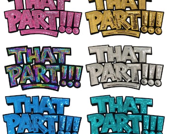 Prideful Patchez, That Part Sequins, Iron/Sew On Patch, Embroidered Patch, Great for Jackets, Denim, Hoodies & Bags, Religious Patches, DIY
