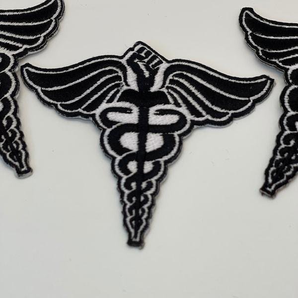 Prideful Patchez, AA Medical Symbol Iron on Patch, Medical Patch, Sew On Patch, Crafting, Crafts