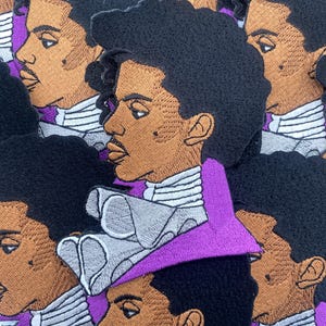 Prideful Patchez, Prince, Iron on Patch, Prince Patch, Sew On Patch, Jacket Patch, Embroidered Patch, Crafting, Crafts