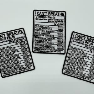 Prideful Patchez, I Can’t Breathe Iron on Patch, Powerful Patch, Sew On Patch, Back Patch, Embroidered Patch, DIY, Crafts