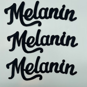 Prideful Patchez, Black Melanin, Iron on Patch, Sew On Patch, Embroidered Patch, Crafting, DIY, Appliqué, Jacket Patch
