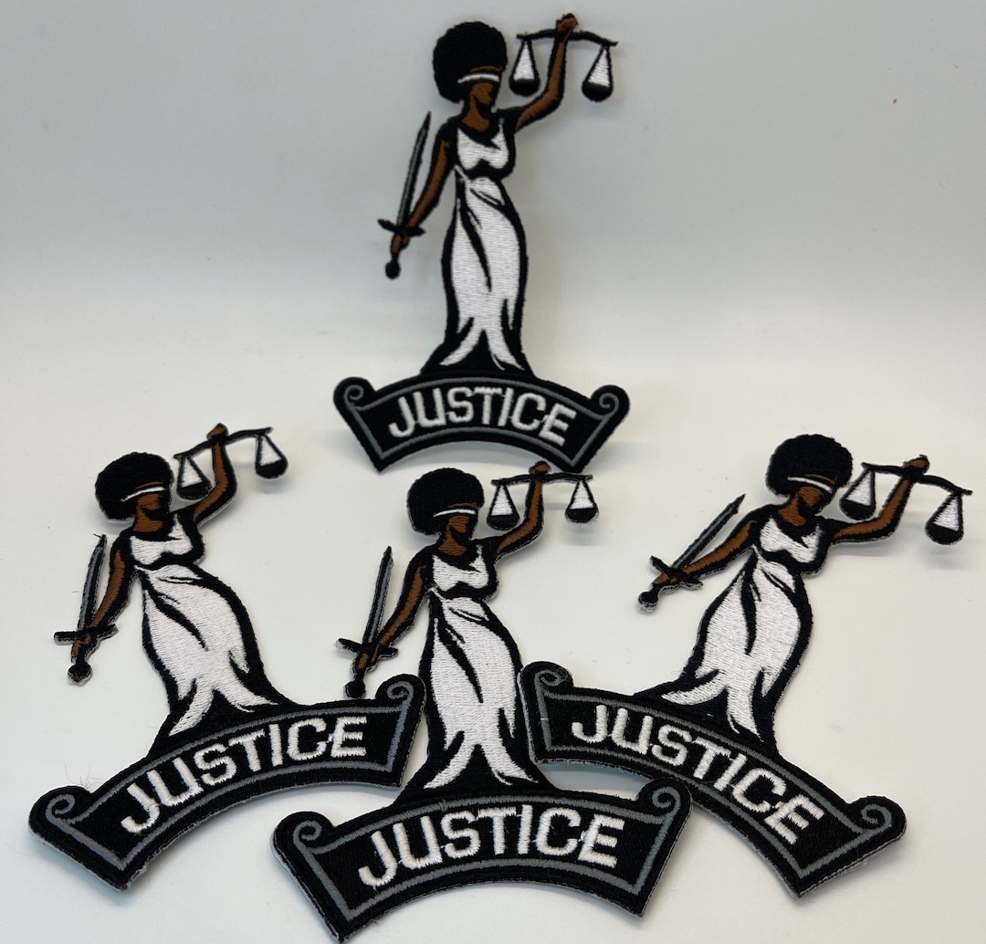 Justice Craft Buy Prideful Patchez, Lady Justice Iron on Patch, Justice Patch, Sew on ...