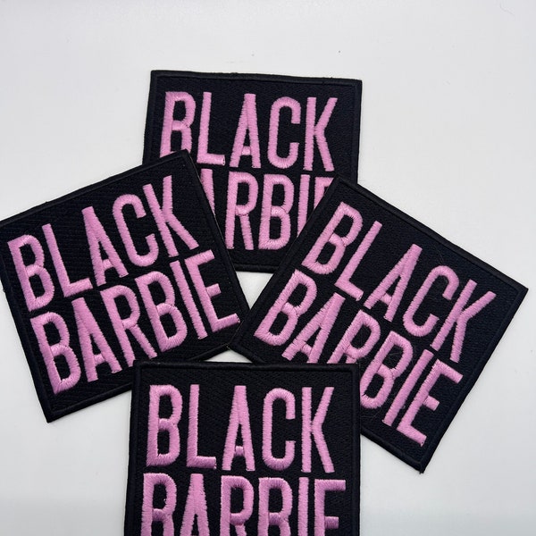 Prideful Patchez, Black Barbie, Iron/Sew on Patch, Cool Patches, embroidery design, DIY, custom patch, gift ideas, queen