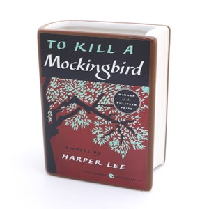 Book planter, vase, To Kill a Mockingbird, ceramic book