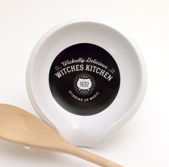 Ceramic Spoon Rest Witches Kitchen Funny Gift Spoonrest for 