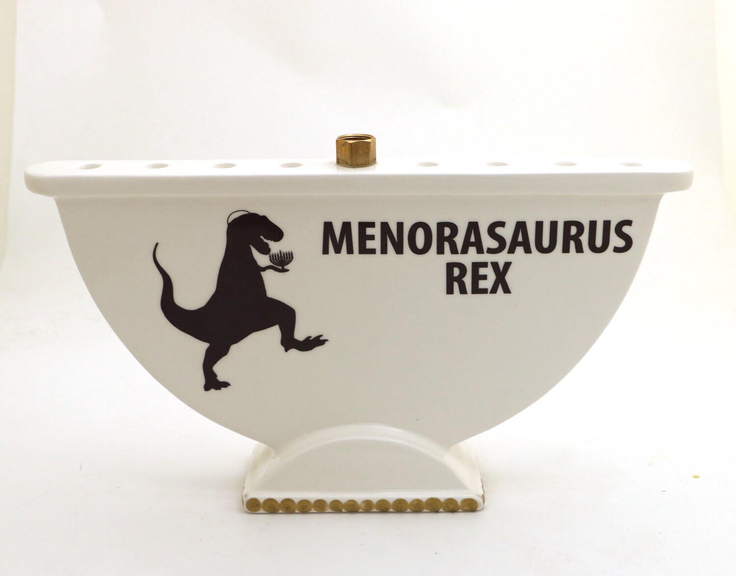 Menorah Menorasaurus Rex Dinosaur menorah Hanukkah Etsy