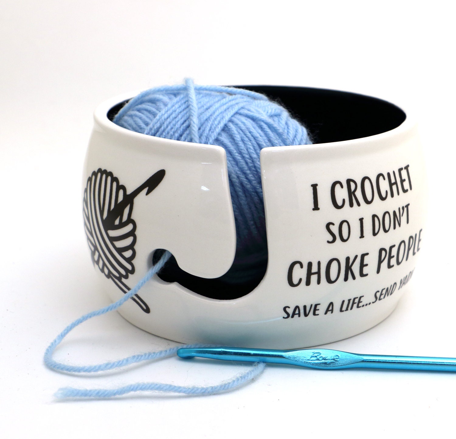 Quick and Easy Crochet Yarn Bowl // Make your own yarn bowl // Ophelia  Talks Crochet 