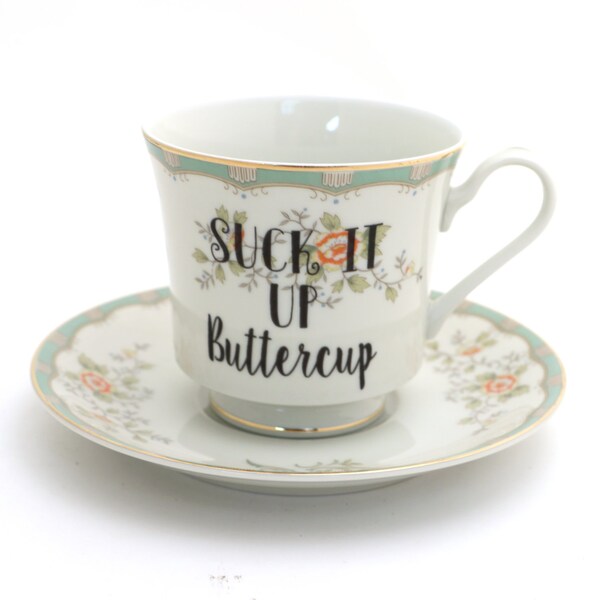 Funny Tea Cup Etsy