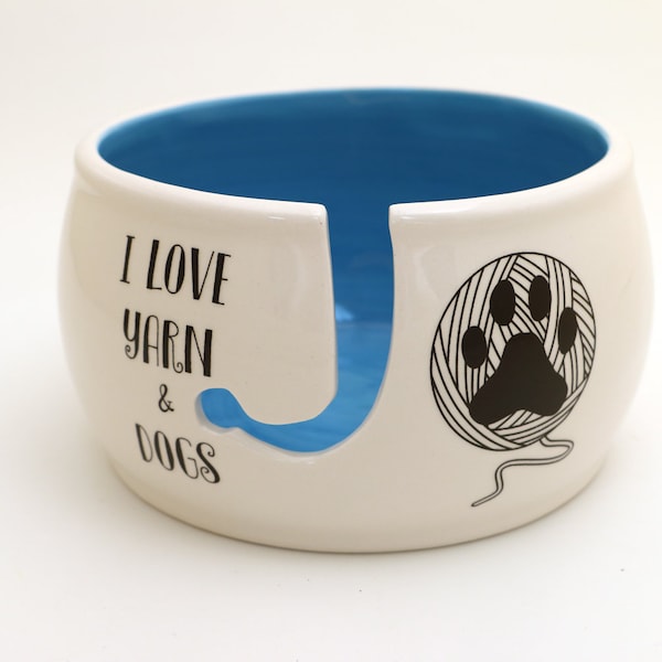 Ceramic Yarn Bowl Etsy
