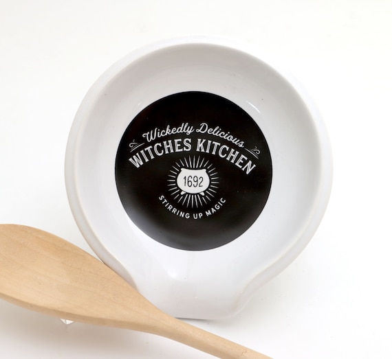 Ceramic Spoon Rest Witches Kitchen Funny Gift Spoonrest for 