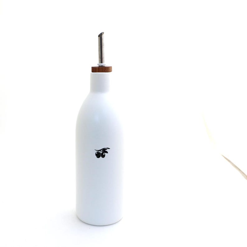 Extra Slutty Olive Oil dispenser, bottle cruet, ceramic image 3