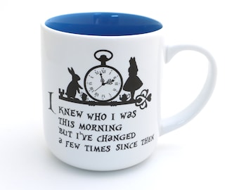 Alice in Wonderland tea mug, Drink Me, Lewis Carroll, Mad hatter tea party