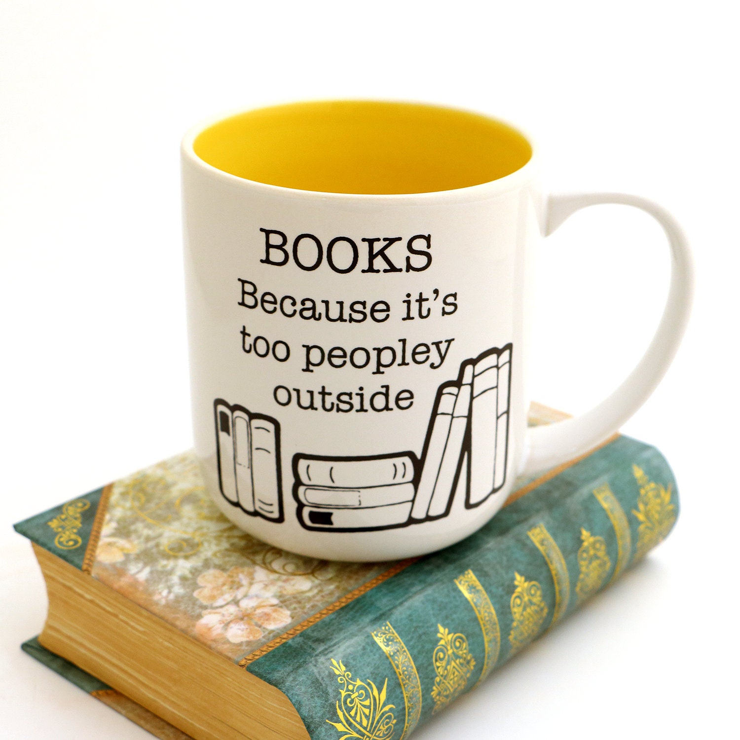 Funny Travel Mug, I Like My Men Like I Like My Books Fictional Mug
