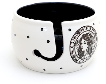 Zodiac sign yarn bowl, Virgo, August September birthday gift, celestial horoscope Astrology