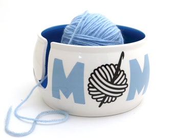 Yarn bowl, Mom, crochet bowl, Mother's Day gifts, crafty Mom