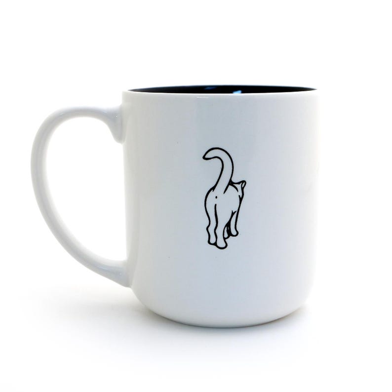 Mug chat drôle : AF chic, humour adulte, amoureux des chats image 2