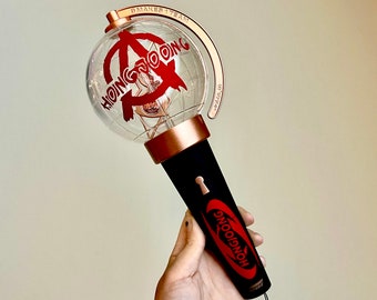 Calcomanías luminosas Bias inspiradas en la anarquía de Ateez