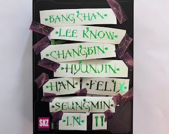 Calcomanía de barra luminosa de Stray Kids Maniac/Oddinary Concert