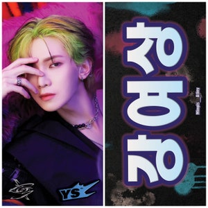 Ateez Yeosang The World Ep.Fin: Will Inspired Fabric Slogan