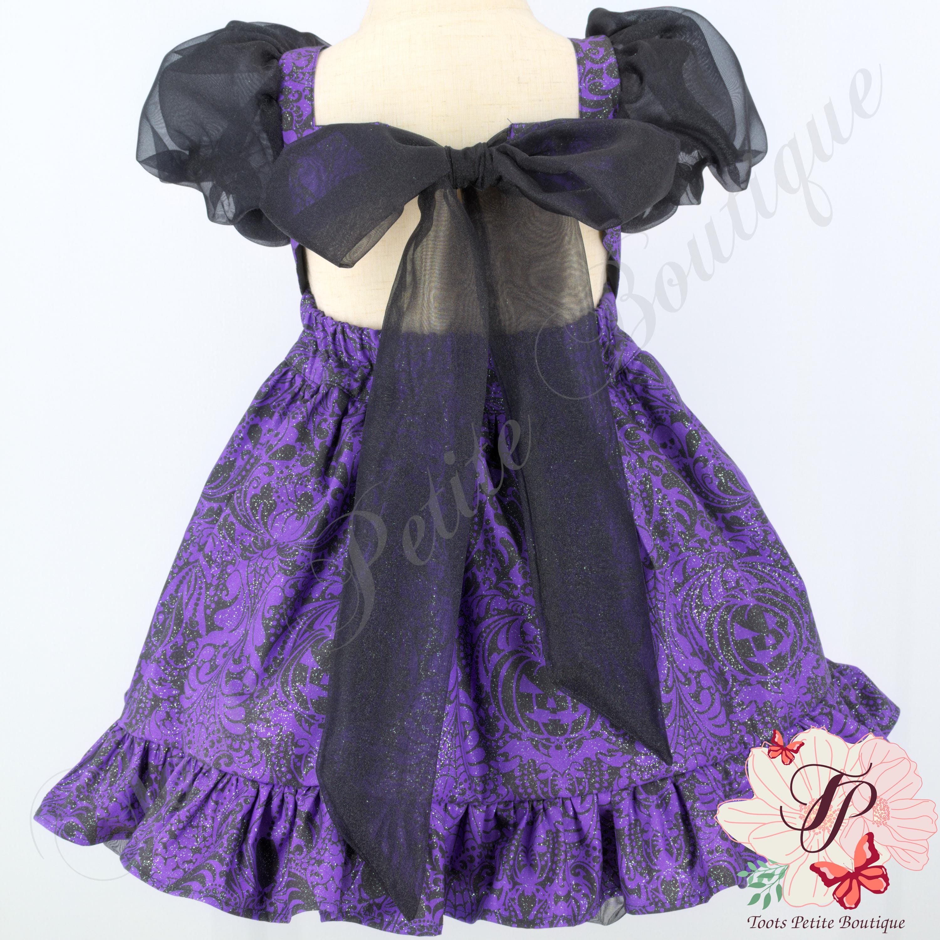 black and purple halloween dress Deluxe Hooded Robe Plus Size Costume (Purple)