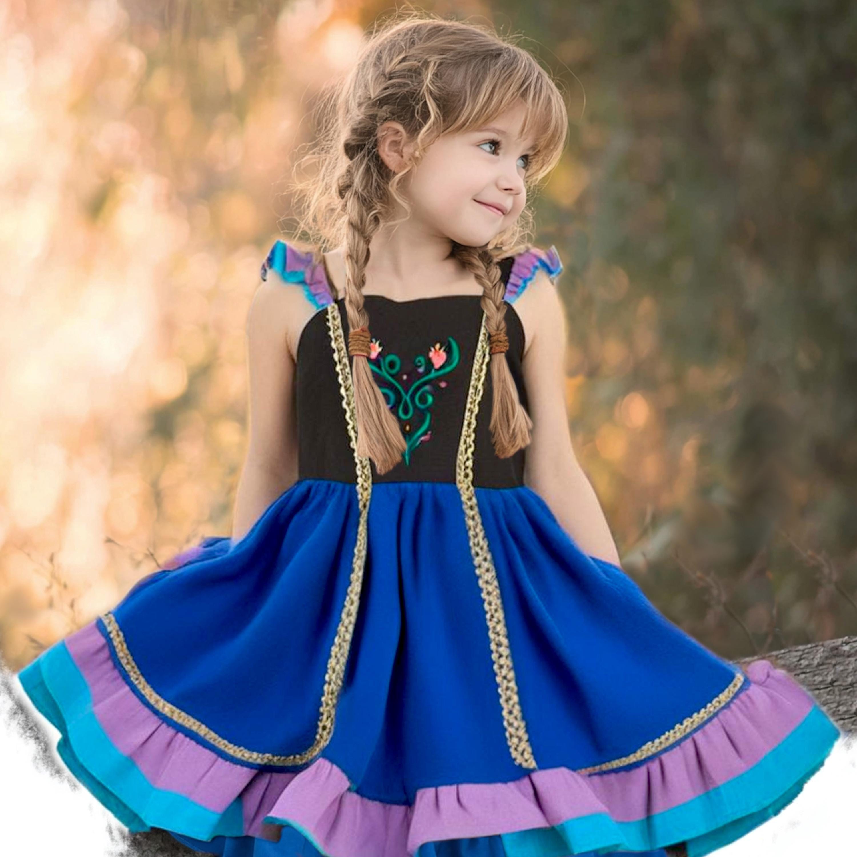 strapless open back dress Light Up Girl Princess Dress for Birthday Cosplay Halloween Party Outf –  SHINYOU main image 1