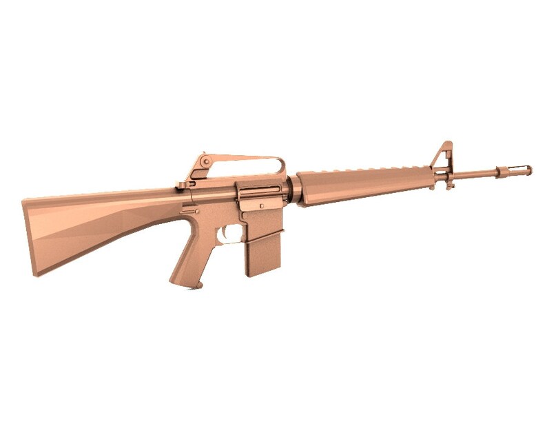 M16 Rifle. stl file 3d stl 3d cnc 3d printer cnc stl cnc Etsy