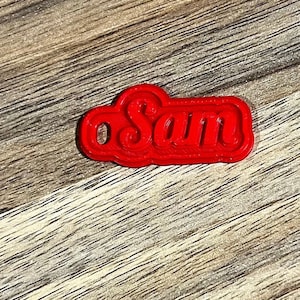 3D Printed Personalized Keychain, 3D Printed with your choice of text. Bag Tag, Keychain gift, Unique Gift, Special Keychain