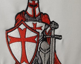 templar patch iron on  3x5