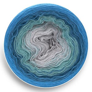 Ombre Yarn Cake: Cotton Acrylic Gradient for Crochet Knitting