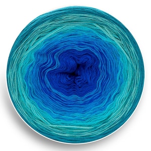 Miami Ombre Yarn Cake: Cotton Acrylic Gradient Yarn