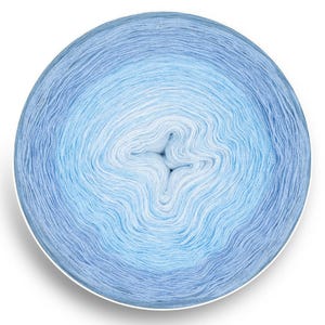 Dragonfly Ombre Yarn Cake: Cotton Acrylic Gradient Yarn