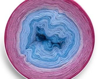 Ombre Yarn Cake: Cotton Acrylic Blend, Sweets Colorway