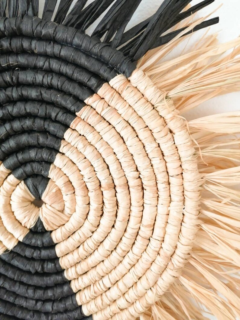 African Wall Decor Display Baskets African Handwoven Home Etsy