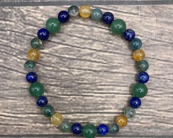 Vertigo Support bracelet | relieve dizziness | crystals for vertigo | crystals for dizziness | healing gemstone bracelet | vertigo relief