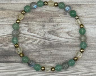 Manifest Abundance, Wealth, & Success  | crystals for wealth | manifestation crystals | good luck charm | good luck bracelet | lucky crystal