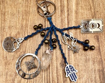 Witch Bells Keychain | witch’s bells | witches bells | witchy gift | witchy keychain | ward off evil spirits | protection keychain |