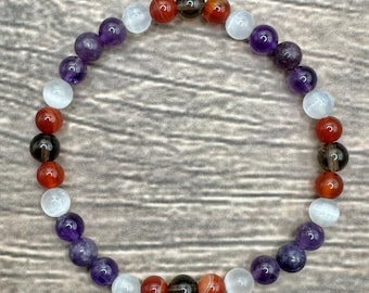 Back Pain Support bracelet | help for back pain relief | crystals for pain relief | healing crystals for back pain relief | natural healing