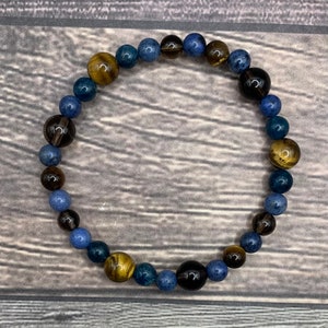 Be Strong & Courageous healing gemstone bracelet | crystals for strength | crystals for courage | motivational gift | energy protection