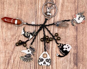 Witch Bells Keychain | keychain for protection from spirits | crystals for protection | witches bells | witchy keychain | witch’s bells