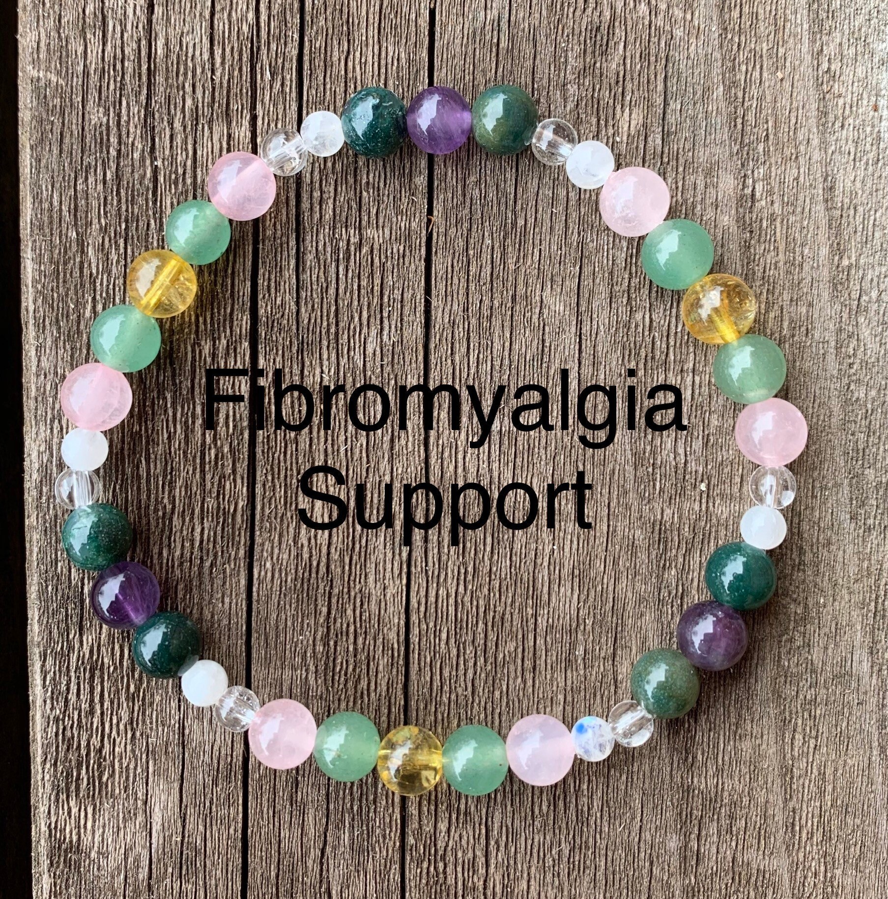 Fibromyalgia Relief bracelet pain relief healing gemstones Etsy