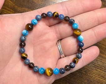 Be Strong & Courageous healing gemstone bracelet | crystals for strength | crystals for courage | motivational gift | energy protection