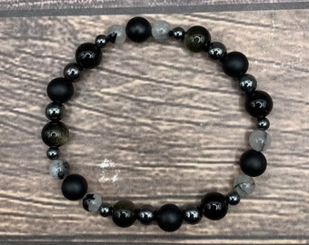 Self Control bracelet | help controlling emotions | crystals for balance | crystals for emotions | crystals for protection | protection gems