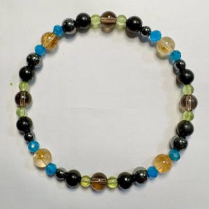 Pulsera de apoyo para MCAS e histamina / Pulsera de activación de mastocitos / Pulsera de piedras preciosas curativas / Cristales para la curación de problemas autoinmunitarios